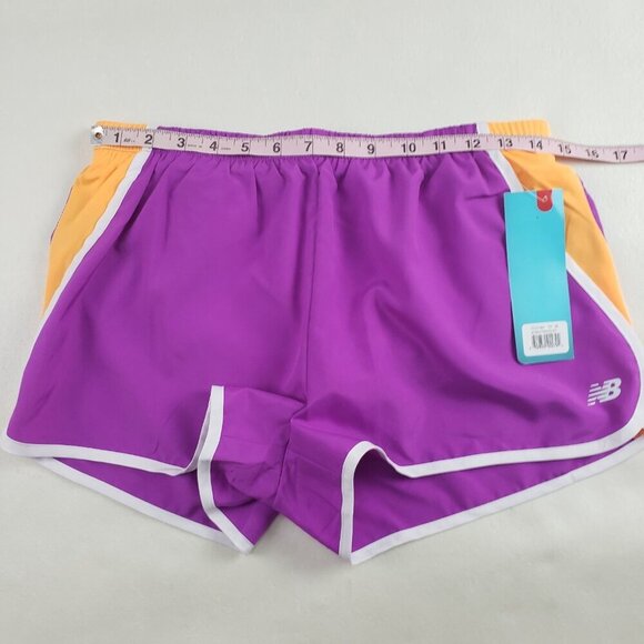 New Balance Momentum Running Short Womens Medium Purple Active Gym Lined 2" NEW - Picture 9 of 11